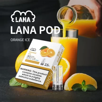 LANA煙彈冰橙口味包裝