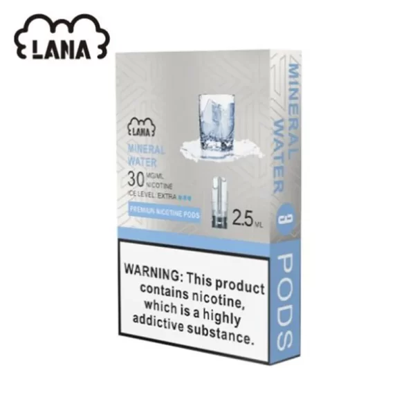 LANA煙彈冰泉水口味包裝