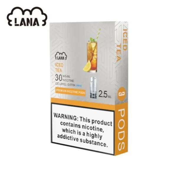 LANA煙彈冰紅茶口味包裝
