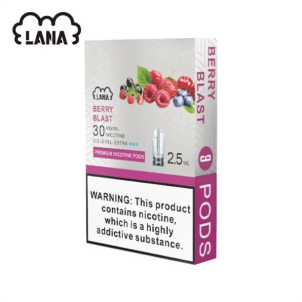 LANA煙彈漿果風暴口味包裝