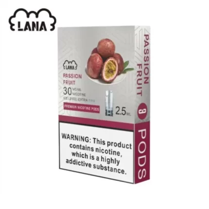 LANA煙彈百香果口味包裝