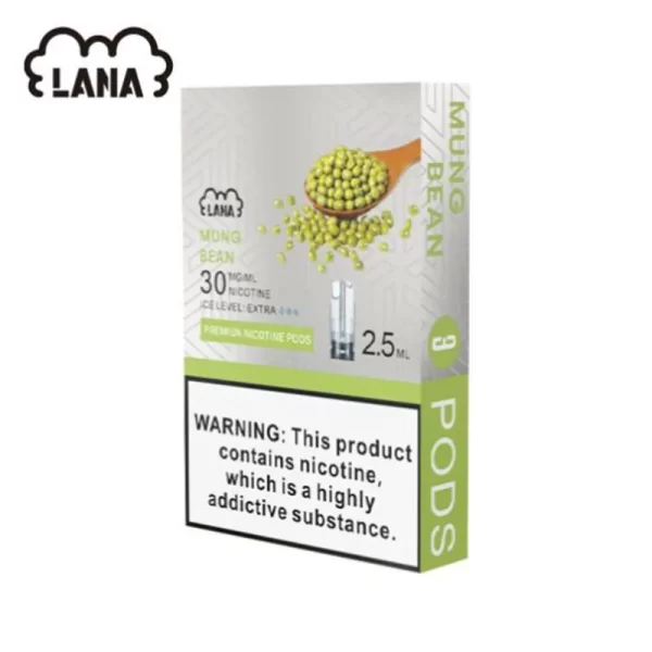 LANA煙彈綠豆口味包裝
