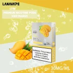 【芒果口味】LANA替換型煙彈 通用一代電子煙主機 一盒3枚入：圖片 2
