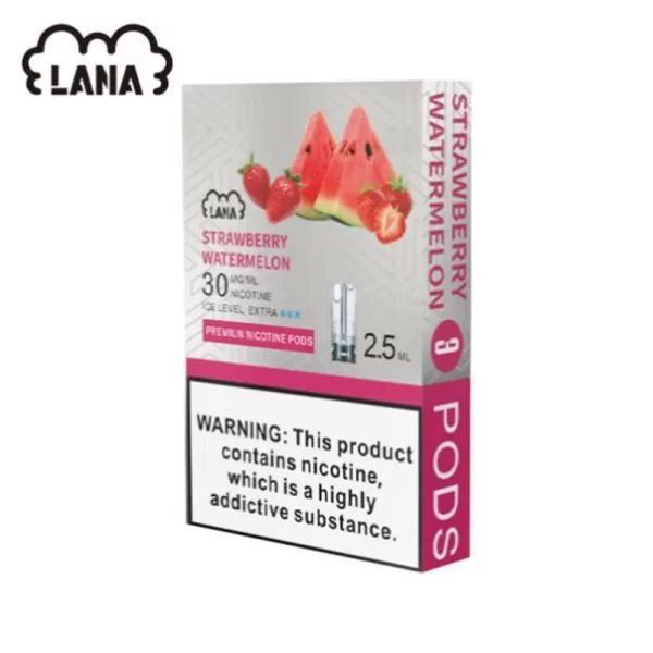 LANA煙彈草莓西瓜口味包裝