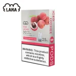 【荔枝口味】LANA一次性替換型煙彈 通用一代電子煙主機 一盒3枚入：圖片 2
