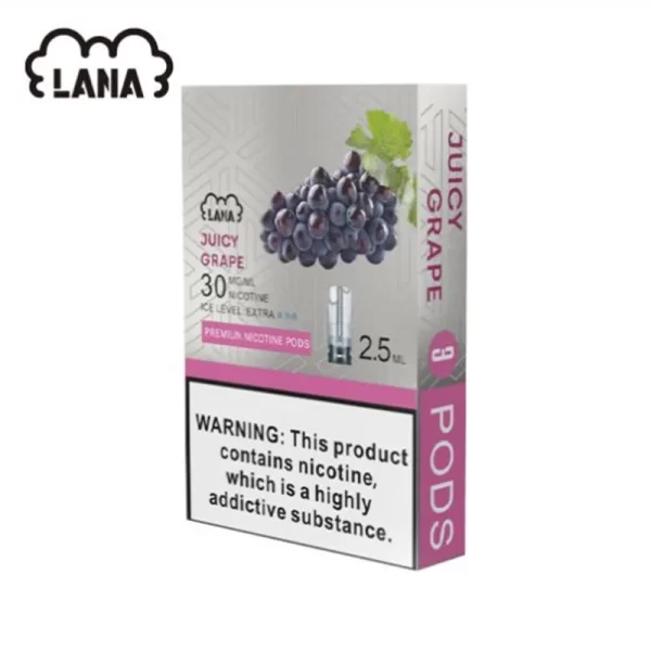 LANA煙彈葡萄口味包裝