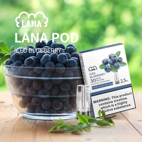 LANA煙彈藍莓口味包裝