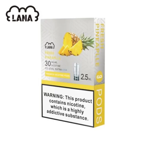 LANA煙彈鳳梨口味包裝