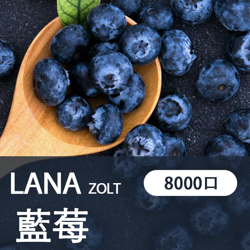LANA拋棄式一次性電子煙藍莓味8000口