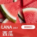 【西瓜】LANA ZOLT 拋棄式 電子菸 8000puff大容量 附挂繩可充電：圖片 2